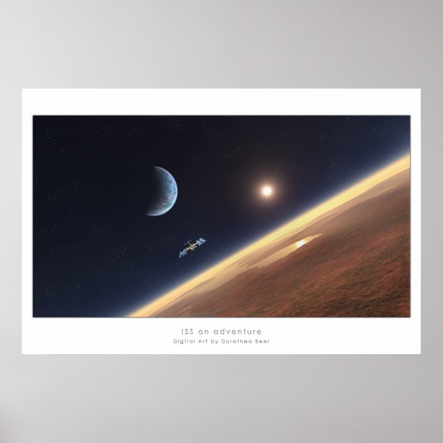 ISS auf Abenteuer Poster (Vorne)