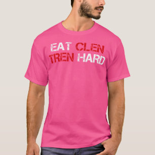 Iss Clen Tren Hart Lustige Steroide Bodybuilding V T-Shirt