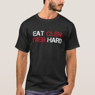 Iss Clen Tren Hart Steroide Bodybuilding Vintage T-Shirt