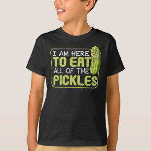 Iss Cucumber hier essen alle vegetarischen Pickles T-Shirt