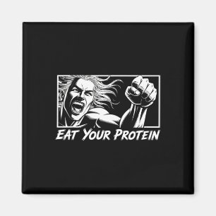 Iss Dein Protein Anime-Gym Manga Bodybuilding Fitn Magnet