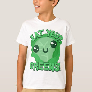 Iss deine Grüntöne! Niedliches Cabbage Pub Cartoon T-Shirt