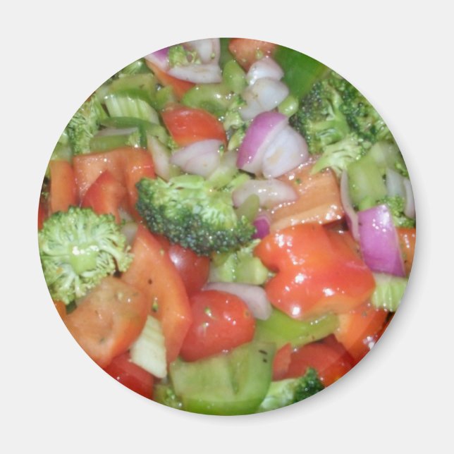 Iss deine Veggies Magnet (Vorne)