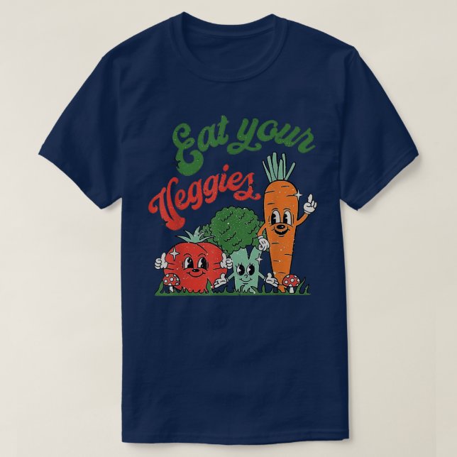 Iss deine Veggies T-Shirt (Design vorne)