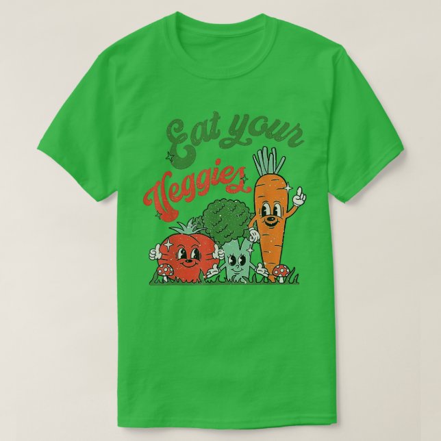 Iss deine Veggies T-Shirt (Design vorne)