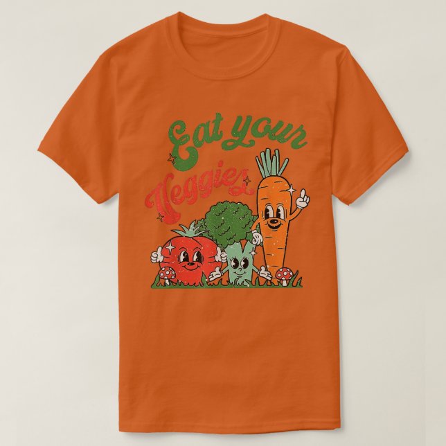 Iss deine Veggies T-Shirt (Design vorne)