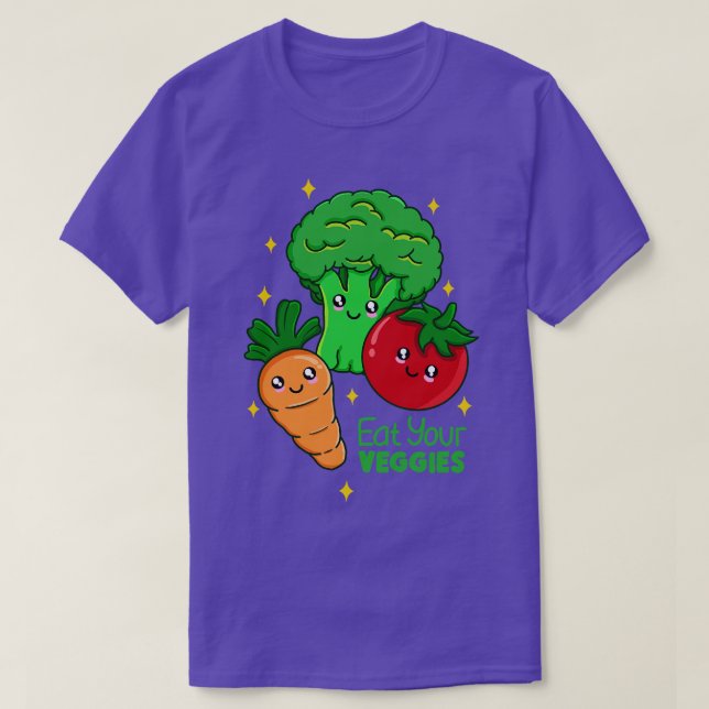 Iss deine Veggies T-Shirt (Design vorne)