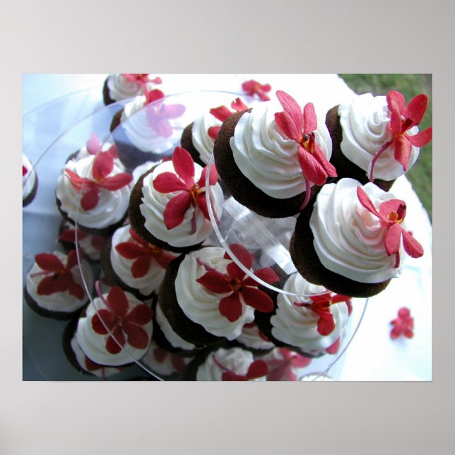 Iss deinen Cup mit Kuchen Poster (Vorne)