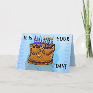 Iss deinen Kuchen #3 (Geburtstagskarte) Karte