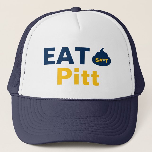 Iss es Pitt Trucker Hut Truckerkappe (Vorderseite)