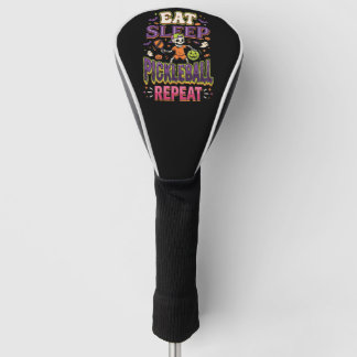 Iss Essen Pickleball Schlafen Wiederholung Pickleb Golf Headcover