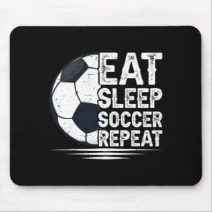 Iss Fussball Wiederhole Fussball Spieler Fussball  Mousepad