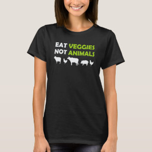Iss Gemüse, keine Tiere Veganer Tierschützer T-Shirt