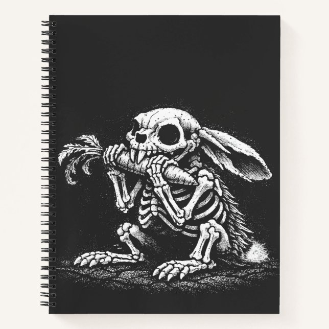 Iss Gemüse – Toter Hase von BurnsInHell Notizbuch (Vorderseite)