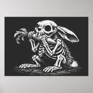 Iss Gemüse – Toter Hase von BurnsInHell Poster