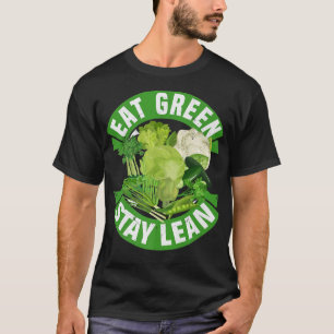 Iss Green Bleibe Lean Vegan Vegetarian Tofu Soy Fo T-Shirt