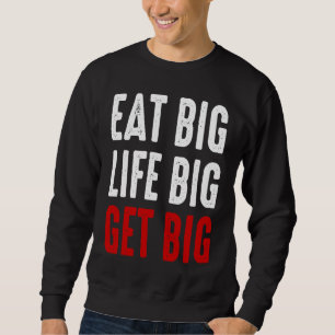 ISS GROSS LEBEN GROSS WERDEN GROSS EINZIGARTIGES F SWEATSHIRT