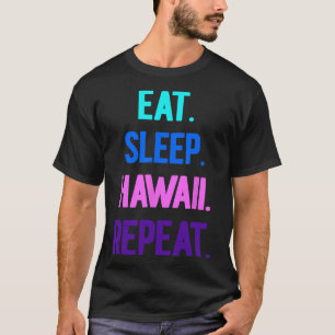 Iss Hawaï Wiederholen Aloha Vibes Tiki Luau Party T-Shirt