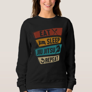 Iss Jiu Jitsu Wiederhole Mixed Martial Artist Esse Sweatshirt