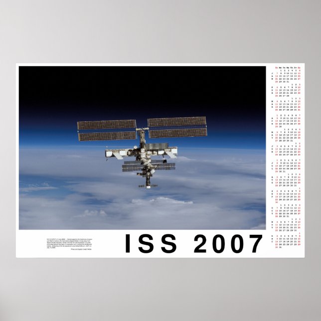 ISS-Kalender 2007 Poster (Vorne)