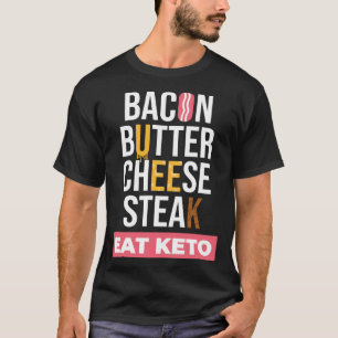 Iss Keto abnehmen gesunde Ernährung ketogene Diät T-Shirt