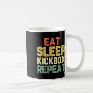 Iss Kickboxen Schlaf Wiederholung Kickboxen Kick B Kaffeetasse