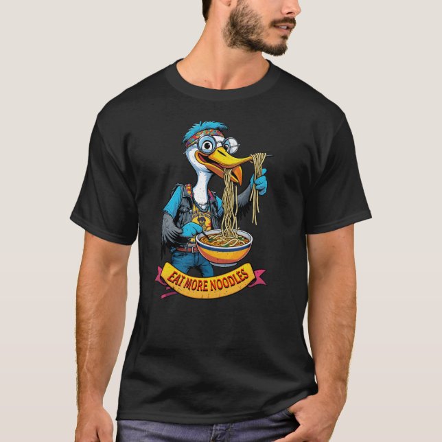 ISS MEHR NUDELN T-Shirt (Vorderseite)