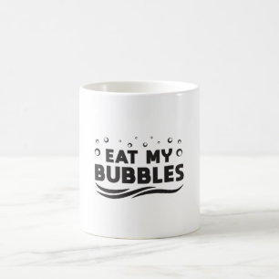 Iss meine Bubbles schwimmen Schwimmbad schwimmen S Kaffeetasse