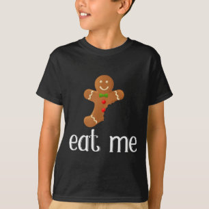 Iss mich Lebkuchenmann Lustiges Weihnachten T-Shirt