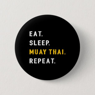Iss Muay Thai Lustig Mma Kickboxen Geschenk Shir Button
