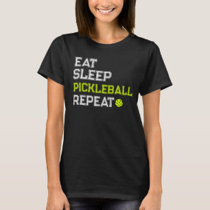 Iss Pickleball Wiederholen Lustig  T-Shirt