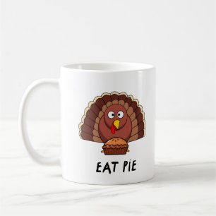 Iss Pie mit Erntedank Türkei Kaffeetasse