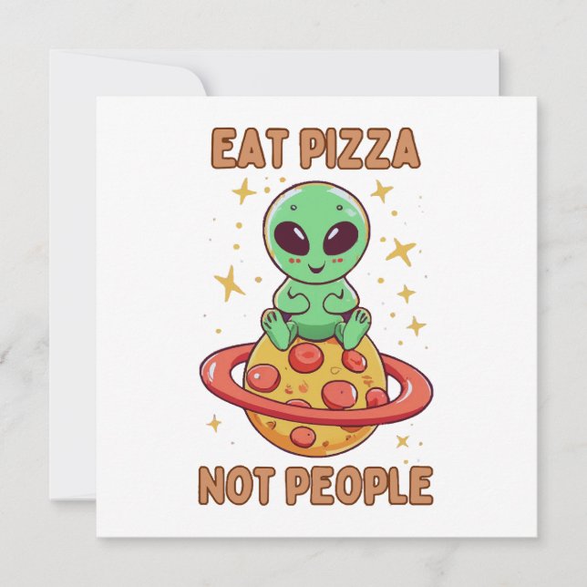 Iss Pizza nicht Leute (Vorderseite)