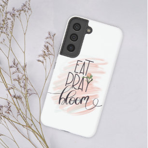 Iss Pray Bloom Rosa Monogramm Name Samsung Galaxy Hülle