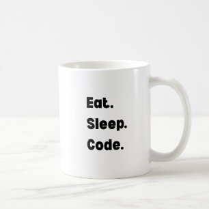 Iss-Schlaf-Code-Tasse – Motivationsgeschenk für So Kaffeetasse