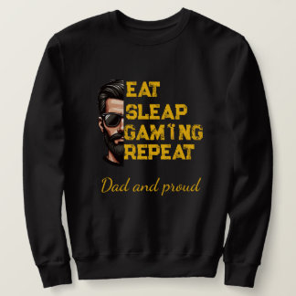 Iss-Schlaf-Gaming-Wiederholung Cool-Gamer-Art-T-Sh Sweatshirt