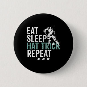 Iss Schlaf Huttrick Wiederholen Cool Eishockey Puc Button