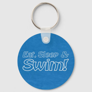 Iss, Schlaf & Schwimmen! Schlüsselanhänger