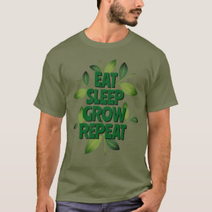 Iss-Schlaf-Wachstum-Wiederholung-T-Shirt für Selbs T-Shirt