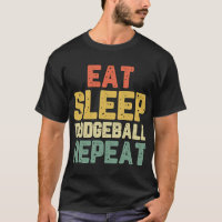 Iss Schlafen Dodgeball Wiederhole Spieler Liebhabe