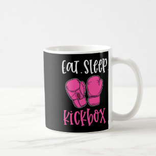 Iss Schlafen Kickbox Rosa Zitat Zitat Kickboxen Fi Kaffeetasse
