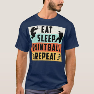 Iss Schlafen Paintball Wiederholen Softair Sports T-Shirt