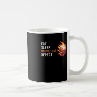 Iss Sleep Basketball Wiederholung Jersey für Girls Kaffeetasse