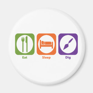Iss Sleep Dig Magnet