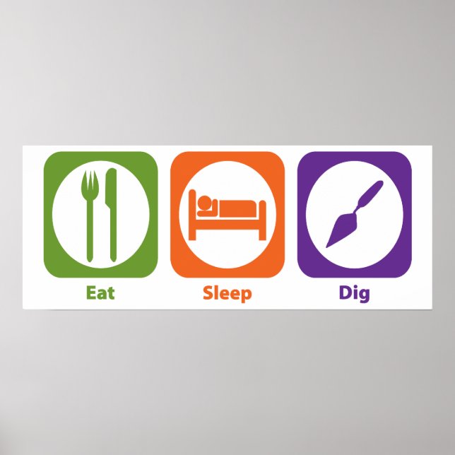 Iss Sleep Dig Poster (Vorne)