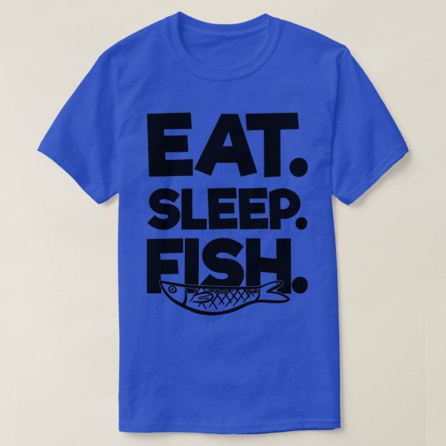 Iss Sleep Fish T-Shirt (Design vorne)