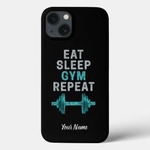 Iss Sleep Gym Wiederholung Gymnastik Vintag für Wo Case-Mate iPhone Hülle
