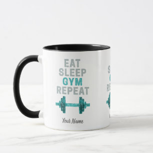 Iss Sleep Gym Wiederholung Gymnastik Vintag für Wo Tasse