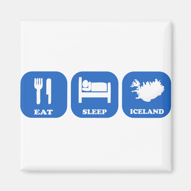 Iss Sleep Island Magnet (Vorne)