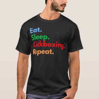 Iss Sleep Kickboxing Wiederholung Trimix T-Shirt